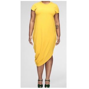 Universal Standard Geneva Dress discontinud yellow